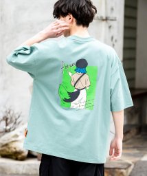 Rocky Monroe/プリントT 半袖 メンズ レディース Tシャツ カットソー オーバーサイズ ビッグシルエット リラックス ゆったり クルーネック ロゴ刺繍 イラスト グラフィッ/506121742