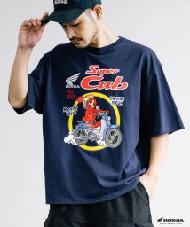 Rocky Monroe/プリントT コラボ ホンダ HONDA Tシャツ 半袖 メンズ レディース カットソー オーバーサイズ ビッグシルエット リラックス ゆったり クルーネック ル/506121880