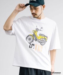 Rocky Monroe/プリントT コラボ ホンダ HONDA Tシャツ 半袖 メンズ レディース カットソー オーバーサイズ ビッグシルエット リラックス ゆったり クルーネック ル/506121880