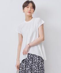 KUMIKYOKU(S SIZE)/【WEB限定カラーあり】バックフレアニットTシャツ/506122011