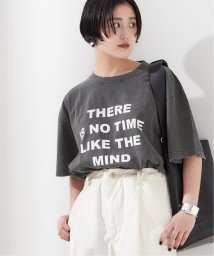 journal standard  L'essage (ジャーナルスタンダード　レサージュ)/《予約》【THERE IS】ロゴTシャツ/ブラックA