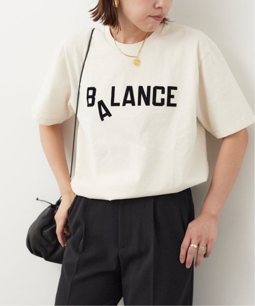 journal standard  L'essage (ジャーナルスタンダード　レサージュ)/《追加予約2》《別注》【MIXTA/ミクスタ】BALANCE CREW T－SHIRTS：Tシャツ/ナチュラル