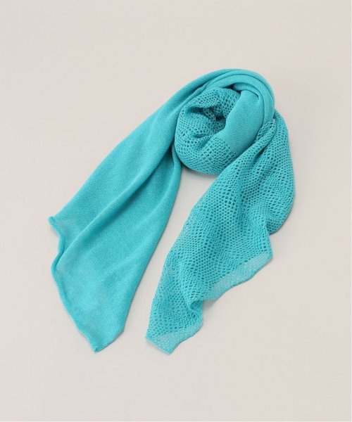 【THROW/スロー】Linen Cross Mesh Scarf スカーフ THROW/スロー