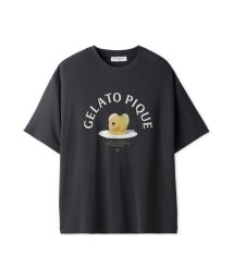 GELATO PIQUE HOMME(GELATO PIQUE HOMME)/【接触冷感】【HOMME】レーヨンベアケーキモチーフTシャツ/DGRY