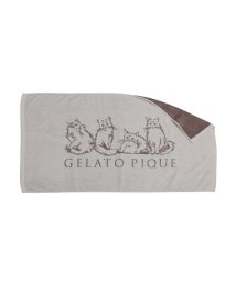 gelato pique(gelato pique)/ネコ柄バスタオル/PNK