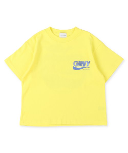 GROOVY COLORS(グルービーカラーズ)/APPLE GRVY Tシャツ/イエロー