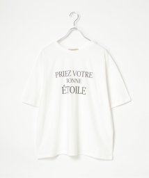 VENCE　EXCHANGE/【接触冷感】USAコットンロゴプリントTシャツ/505976476