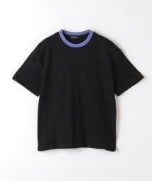 green label relaxing （Kids）(グリーンレーベルリラクシング（キッズ）)/ハニカム リンガーTシャツ 100cm－130cm/BLACK