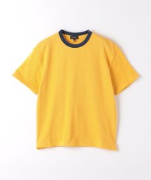 green label relaxing （Kids）(グリーンレーベルリラクシング（キッズ）)/ハニカム リンガーTシャツ 100cm－130cm/YELLOW