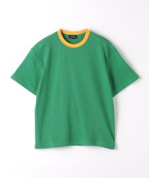 green label relaxing （Kids）(グリーンレーベルリラクシング（キッズ）)/ハニカム リンガーTシャツ 100cm－130cm/KELLY