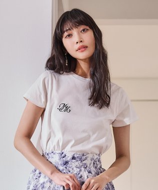 MISCH MASCH/【2024春夏新作】ロゴ刺繍Tシャツ/MM428206/506100181