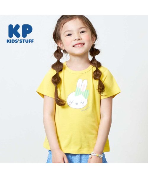 KP(ケーピー)/KP(ケーピー)mimiちゃんバックロゴ半袖Tシャツ80～130/その他