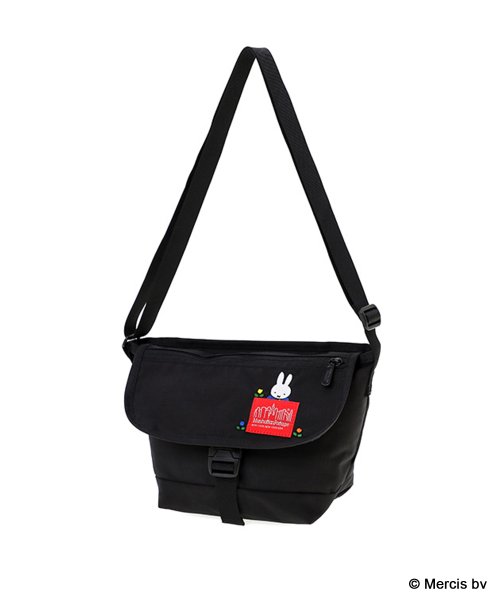 Manhattan Portage(マンハッタンポーテージ)/Nylon Messenger Bag Flap Zipper Pocket miffy/Black