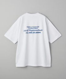 California General Store(カリフォルニア ジェネラルストア)/＜CGS.＞ オーガニックコットン スーベニア Tシャツ 2/WHITE