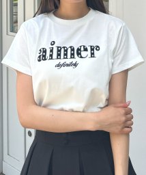 INGNI/パール付フロッキーロゴTシャツ                      /506121308