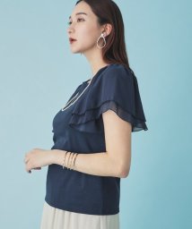 SunaUna/昨年即完売の大人気アイテム！【袖フリル／シフォン使い】楽におしゃれな涼しげカットソー/506123278