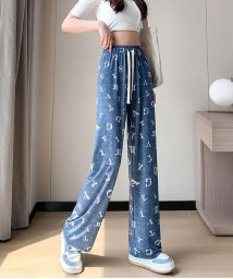 shoppinggo/夏服 ワイドパンツ サマーパンツ ストレート ゆったり リラックスパンツ ボトムス ガウチョパンツ シンプル ベーシック 韓国ファッション/506123378