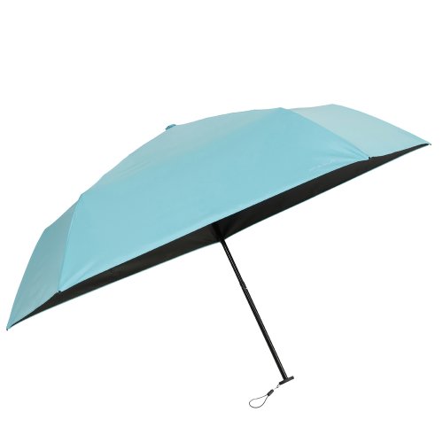 BACKYARD FAMILY(バックヤードファミリー)/mabu マブ ACTIVE 遮光率100％ 晴雨兼用 折りたたみ傘/ブルー