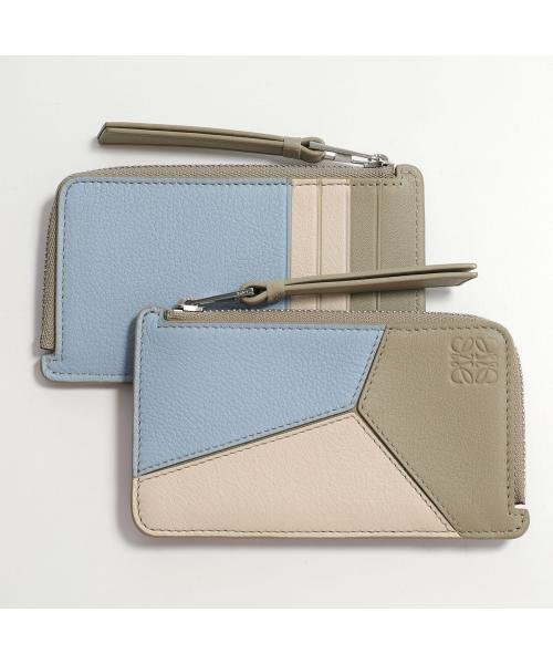 LOEWE コインケース PUZZLE COIN CARDH 色あせ VERDE OC