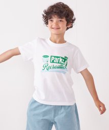 SHIPS any WOMEN(シップス　エニィ　ウィメン)/【SHIPS any別注】G.R.S: NYC PARKS プリント Tシャツ<KIDS>/ホワイト