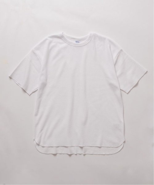 EDIFICE(エディフィス)/MILLER 別注 ワッフル Tシャツ/ホワイト