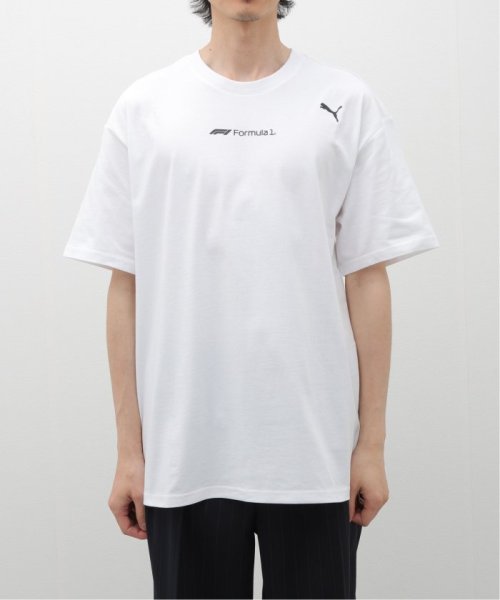EDIFICE(エディフィス)/PUMA x FORMULA 1 Statement グラフィックプリント Tシャツ/ホワイト
