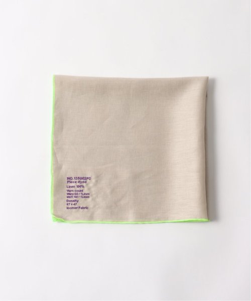 EDIFICE(エディフィス)/LOOMER (ルーマー) Embroidery Cloth－Big LM124－LC049/ベージュ