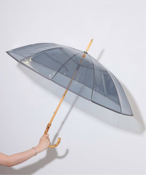 JOURNAL STANDARD relume(ジャーナルスタンダード　レリューム)/《追加予約》【TRADITIONAL WEATHERWEAR】CLEAR UMBRELLA BAMBOO：傘/グレー