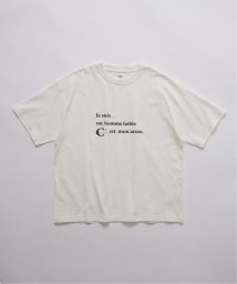 EDIFICE/MESSAGE フレンチプリント Tシャツ/506124555