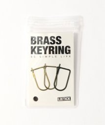 JOINT WORKS/LIXTICK BRASS KEYRING/506124626