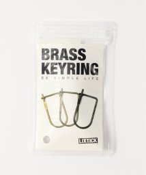 JOINT WORKS/LIXTICK BRASS KEYRING/506124626