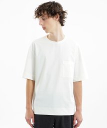 MACKINTOSH PHILOSOPHY(マッキントッシュ フィロソフィー)/ドライフラットストレッチシリーズ  クルーネック五分袖Tシャツ/ホワイト