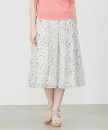 AMACA/【LIBERTY】LINEN GARDENフレアースカート/506062769