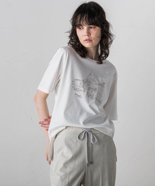 la.f.../刺しゅうコンパクトTシャツ≪洗濯機で洗える≫/506079800