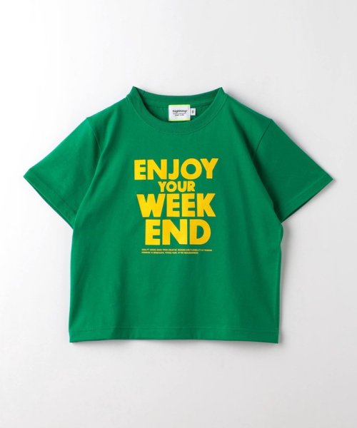 green label relaxing （Kids）(グリーンレーベルリラクシング（キッズ）)/＜HIGHKING＞TJ エンジョイ Tシャツ 100cm－130cm/KELLY