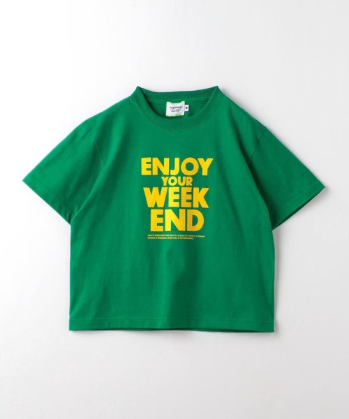 green label relaxing （Kids）(グリーンレーベルリラクシング（キッズ）)/＜HIGHKING＞TJ エンジョイ Tシャツ 140cm－150cm/KELLY