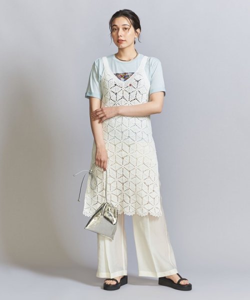 【別注】＜LOGAN knitting mills＞クロシェニット ワンピース knitting