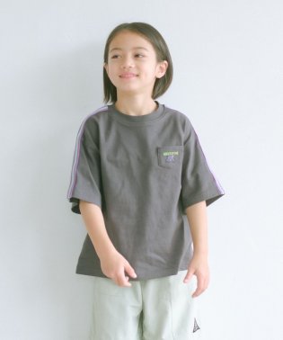 green label relaxing （Kids）/ミニポケット ラインスリーブ Tシャツ 100cm－130cm/506102441