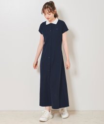 31 Sons de mode/バックベルトロゴ刺繍ポロワンピース/506107439