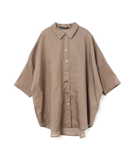 mizuiro ind ハーフスリーブワイドシャツ mizuiro ind