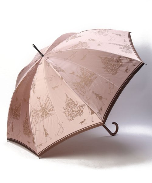 Aquascutum（アクアスキュータム）ロンドンガール柄 雨傘（長傘） 全長 ：約91cm