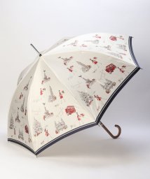 Aquascutum(アクアスキュータム)/Aquascutum（アクアスキュータム） ロンドンガール柄 雨傘（長傘）/ライトベージュ