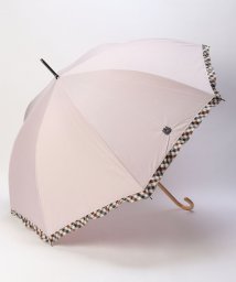 Aquascutum(アクアスキュータム)/ Aquascutum （アクアスキュータム） クラブチェック フリル 雨傘（ジャンプ式）/ピンク