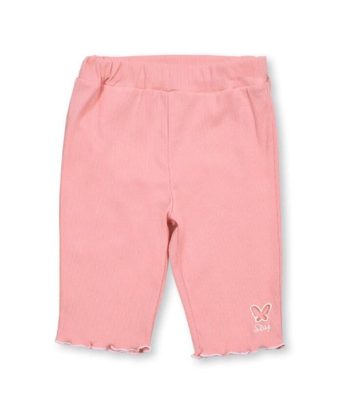 SLAP SLIP(スラップスリップ)/ちょうちょ刺しゅう裾メロウハーフパンツ(80~120cm)/ピンク