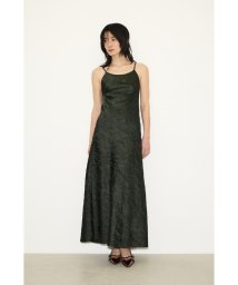 SLY(スライ)/WRINKLE SATIN SLIP ワンピース/L/BLK1