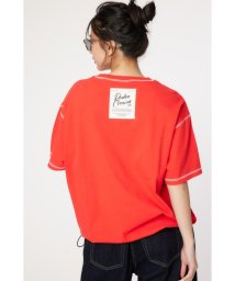 RODEO CROWNS WIDE BOWL(ロデオクラウンズワイドボウル)/ドロストビッグTシャツ/RED