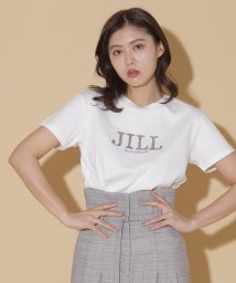 JILL by JILL STUART(ジル バイ ジル スチュアート)/オーガニック刺繍ロゴTシャツ/ラベンダースパンコール