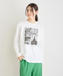 INED/コラージュフォトロングスリーブTシャツ/506125144