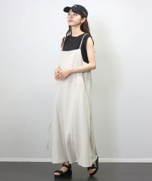 Aletta vita/リップルサロペットキャミワンピース/506125173