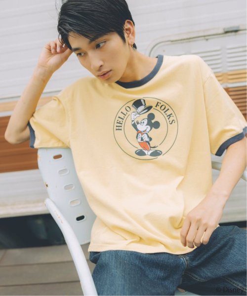 JOURNAL STANDARD(ジャーナルスタンダード)/MICKEY MOUSE × JOURNAL STANDARD / ミッキーマウス 別注 S/S Tシャツ/イエロー
